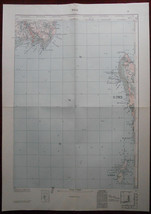 1953 Original Military Topographic Map Pula Istria Croatia Yugoslavia Mi... - $51.14