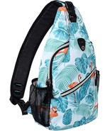 Sling Backpack Travel Hiking Pattern Rope Crossbody Shoulder Bag Flamingo - $50.12