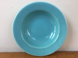 Vintage Santa Anita Ware Aqua Teal Blue Berry Fruit Dessert Bowl Trinket... - $19.79