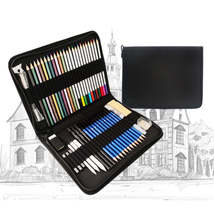 50pcs/set Sketch Color Pencil Set Art Student Drawing Kit - £15.02 GBP