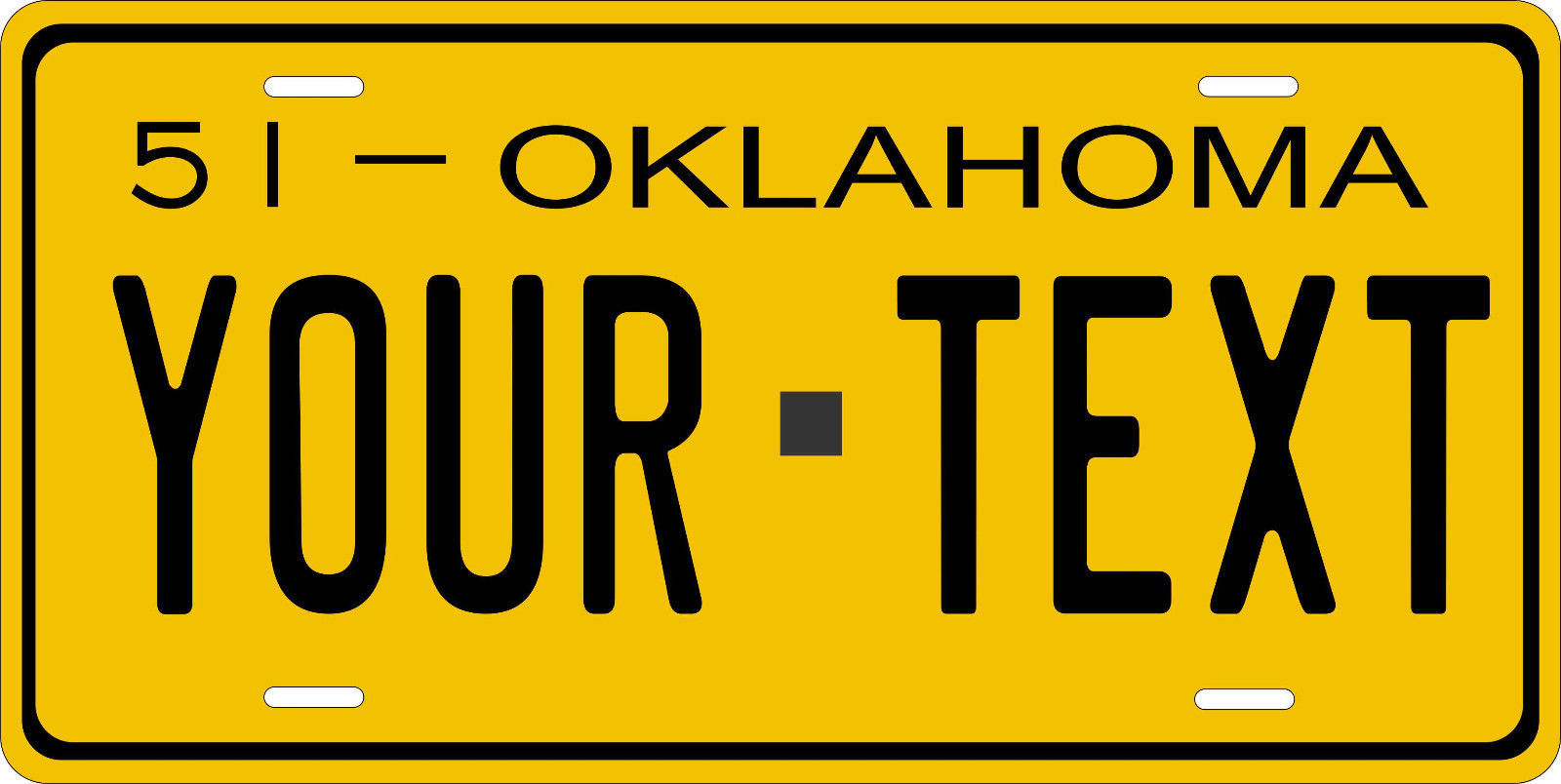 Oklahoma 1951 License Plate Personalized Custom Auto Bike Motorcycle Moped  - $10.99 - $18.22