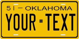 Oklahoma 1951 License Plate Personalized Custom Auto Bike Motorcycle Moped  - £8.64 GBP+