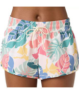 O&#39;NEILL WOMENS SALTWATER ESSENTIALS BALBOA PRINTED 2&quot; ELASTIC BOARDSHORT... - $24.99
