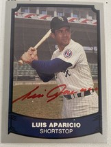 Luis Aparicio Signed Autographed 1988 Pacific Legends Baseball Card - Chicago Wh - £31.33 GBP