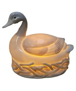 Vintage Andre Richard Lamp Duck Sitting on Nest Fine Porcelain Lamp Japa... - $39.37