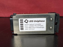 JDSU Serial Optical Converter SOC-1250NS PN 52P6382 1250 MBd Short Wavel... - £53.33 GBP