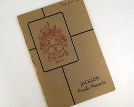 Jackson Family Records J. Montgomery Seaver Vintage Fictitious Genealogy History - £11.62 GBP