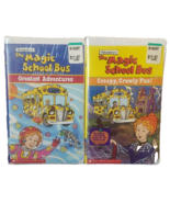 Magic School Bus VHS Lot Halloween Creepy Crawly Fun Great Adventures Clamshell