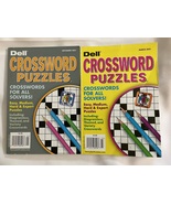 Lot (2) Dell Crossword Puzzles Puzzle Books 2021 - £10.12 GBP