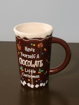 Ganz Have Yourself A Chocolate Little Christmas Large Holiday Mug PSJ - £6.17 GBP