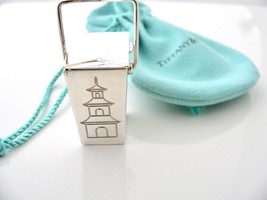 Tiffany &amp; Co Chinese Take Out Pill Box Case Container Pouch Silver Gift ... - £557.95 GBP