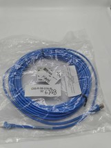 NEW Black Box C5S-R-SB-STR-BL Industrial Blue PVC Ethernet Cable 50&#39; - £22.33 GBP