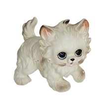 Vintage Josef Originals Persian Kitten Walking Figurine White Cat - $34.99