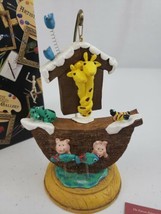The Enesco Artists Gallery 1998 Noah&#39;s Ark Christmas Ornament w Stand CO... - £23.90 GBP