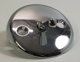 LL) Polished Chrome Triplever Style Tub Metal Face Plate - $4.94