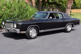 1970 Chevrolet Monte Carlo blk | 24x36 inch POSTER | vintage classic car - £16.07 GBP
