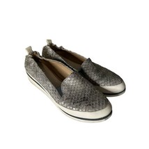 Ron White Nell Slip On Sneaker Pewter Leather Fish Scale Women Size 38 U... - $69.29