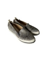 Ron White Nell Slip On Sneaker Pewter Leather Fish Scale Women Size 38 U... - $69.29