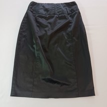 A. Byer Women&#39;s Black Cotton Blend Back Zipper &amp; Slit Skirt Size 3 - €8,89 EUR