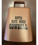 Bevin Bells &quot;Gotta Have More COWBELL&quot; (Medium) | Kentucky Cow Bell w/ Co... - £9.92 GBP