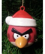 KURT S. ADLER ANGRY BIRDS™ RED BIRD BALL WITH SANTA HAT CHRISTMAS ORNAMENT - £7.89 GBP