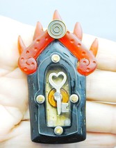 Thomas Mann Techno Romantic Collage Sculpture Pin Collage Key Heart Hous... - £199.37 GBP