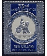 1938 - APS American Philatelic Society &quot;53rd Convention&quot; Cinderella Post... - $6.38 CAD