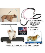 Dog Grooming NO SIT LIE DOWN Cable RESTRAINT LOOP HARNESS SYSTEM for Tab... - $23.21 CAD+