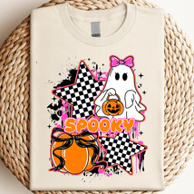 Pink Halloween PNG, Spooky Pumpkin Ghost PNG, Cute Ghost Halloween PNG D... - $2.50