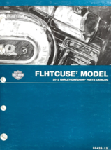 2012 Harley Davidson FLHTCUSE7 FLHTCUSE Models Parts Catalog Manual 99428-12 - £18.74 GBP