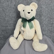 Hand Crafted Bear by Char 20&quot;  English cotton Ozark Mtn Crafts w/Tag  Vintage  - £7.51 GBP