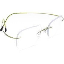 Silhouette Eyeglasses M7395 /40 6052 Titan Lime Green Rimless Austria 50[]19 140 - £90.48 GBP
