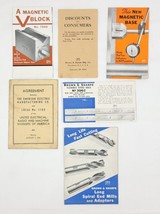Vintage Brown &amp; Sharp Advertising Machinist Lot of 6 - £15.82 GBP