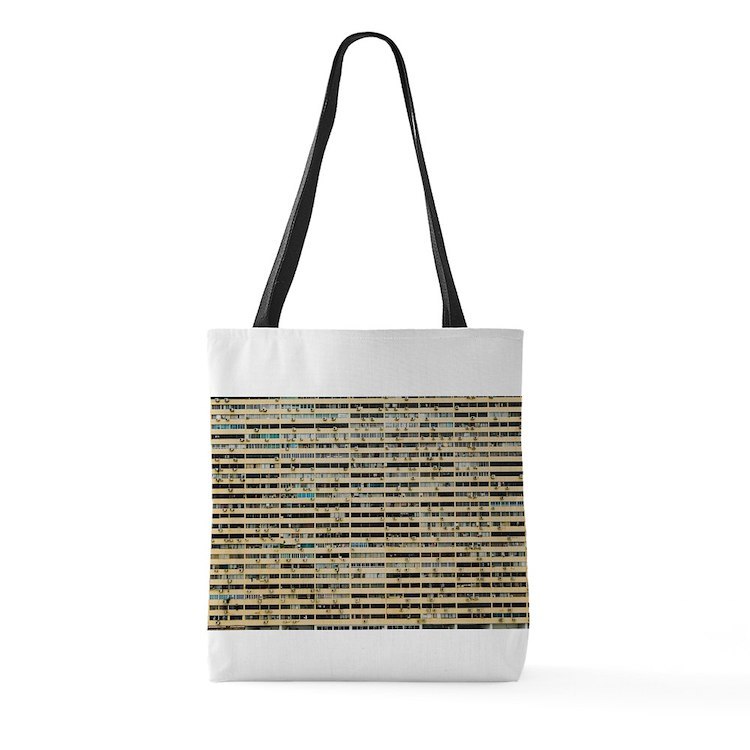 Repetitive Pattern Large Tote Bag - $49.00