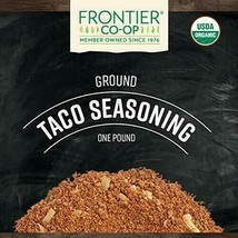 Frontier Co-op Taco Seasoning, Certified Organic, Kosher, Salt-Free, Non... - £21.26 GBP