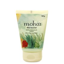 Moha Aloe Vera Gel Enriched with Rose &amp; Cucumber - 100g (Pack of 1) - £11.68 GBP