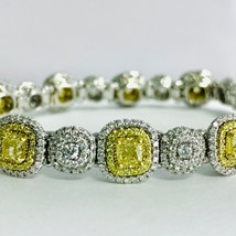 Estate Vintage 14K White Gold Over 10 Ct Ladies Diamond Tennis Bracelet 8 inch- - £239.16 GBP