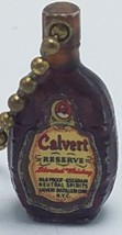 Old Vtg Calvert Reserve Blended Whiskey Bottle Key Chain Charm - £13.97 GBP