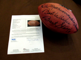 Bart Starr Best Wishes Hof Packers Signed Auto Wilson Xlvi Duke Football Jsa Lt - $593.99