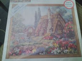NEW Dimensions VTG Stitchables Cross Stitch Kit Country Cottage 10&quot; x 8&quot; - $399.35 MXN
