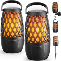 Upgraded Outdoor Speakers Gift For Men Bluetooth Speaker With Lights Multi-Sync - £74.03 GBP