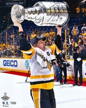 Jake Guentzel Autographed Penguins Stanley Cup 16&quot; X 20&quot; Photo Fanatics - £57.15 GBP