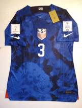 Walker Zimmerman USA USMNT 2022 World Cup Match Slim Fit Blue Away Soccer Jersey - £79.93 GBP