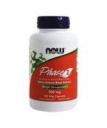 NOW Foods Phase 2 500 mg., 120 Vegetarian Capsules White Kidney Bean Ext... - $21.15