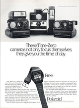 1981 Polaroid Land Camera Lineup Vintage Print Ad Texas Instruments Watc... - £8.48 GBP