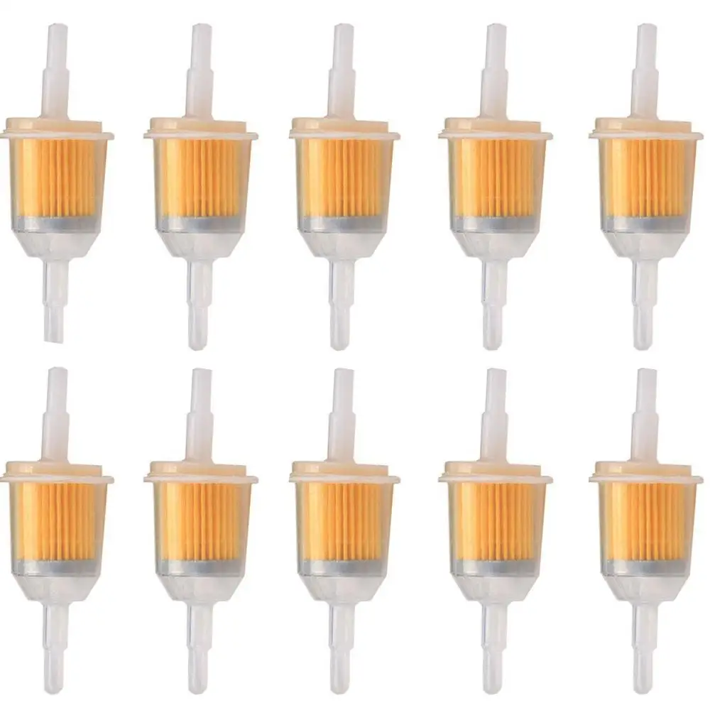 10pcs/Lot 6MM TO 8MM Or 5MM TO 6MM Inline Gas/Fuel Filter Universal Motorcycle S - £107.16 GBP