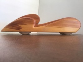 Vintage Wooden Car Handmade Rare &amp; Unique - 11 Inches - 1 of a Kind Collectible - £14.23 GBP