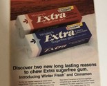 1988 Extra Chewing Gum Vintage Print Ad pa22 - $5.93