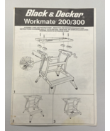 Black &amp; Decker Workmate 200/300 – Assembly &amp; Usage Instructions - $243.52 MXN
