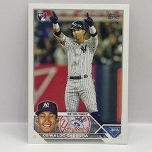 2023 Topps Series 2 Baseball Oswaldo Cabrera Base RC #487 New York Yankees - £1.57 GBP
